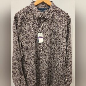 Perry Ellis NWT Men's Floral Patterned Shirt